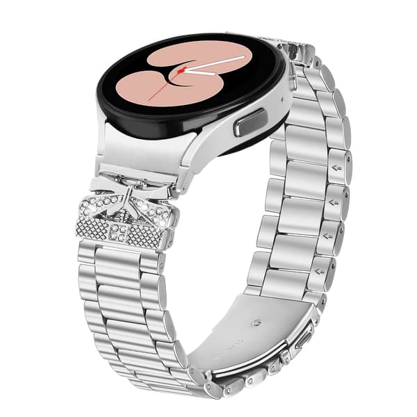 Galaxy Watch 4/5/6 Metallarmband Silver Silver