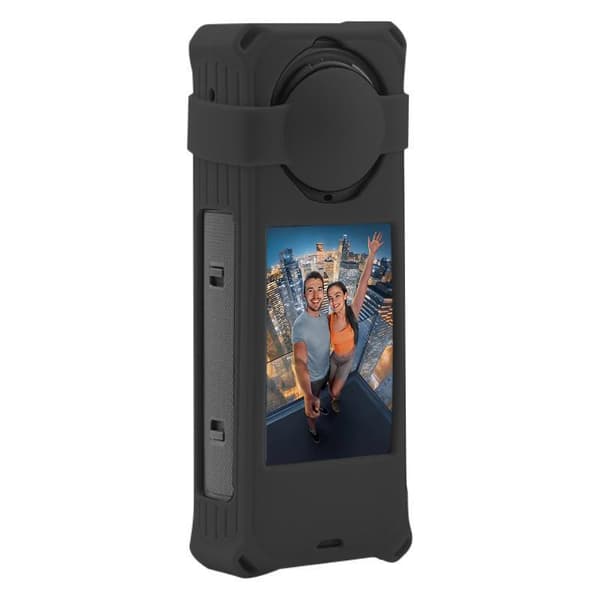 Silikone beskyttelsesetui til Insta360 X5 kamera Black Black