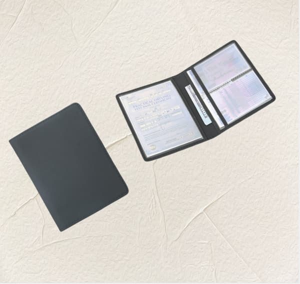 Premium Läder RFID-blockerande Plånbok - Säkra Dina Viktiga Saker Black Black