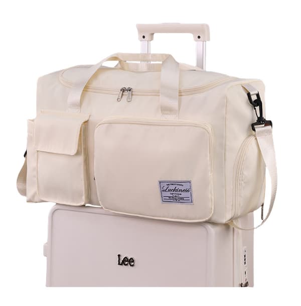 Multifunktionel rejsetaske med skorum Beige Beige