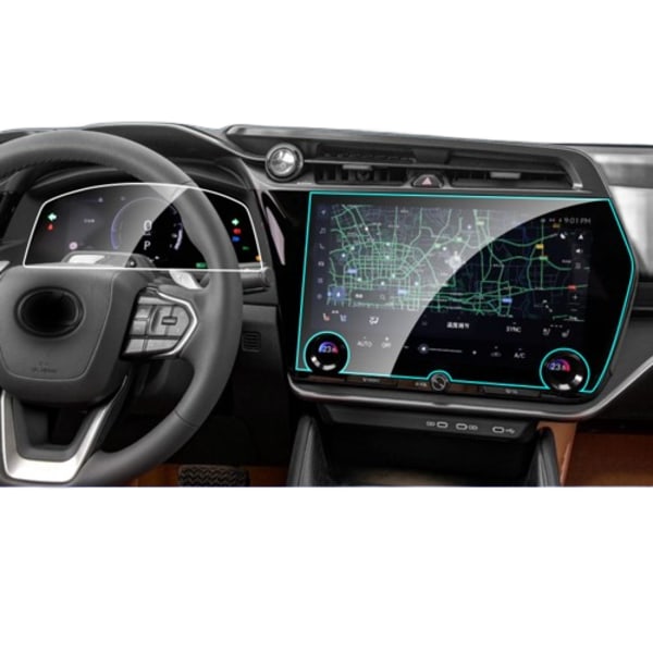Hærdet skærmbeskytter til 2023 Lexus RZ Car Navigation