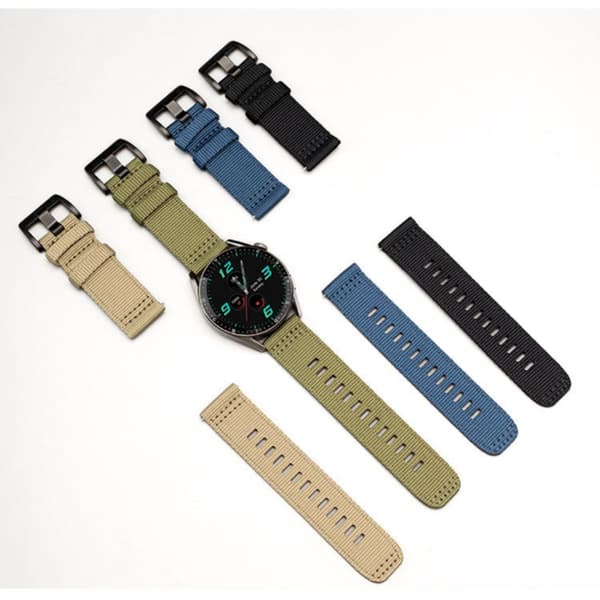 Nylon urrem til Garmin Forerunner 255/265/245 Smartwatch Green S Green S