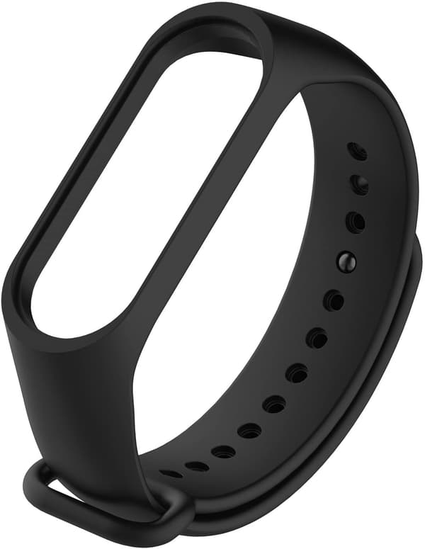 Xiaomi Mi Band 3/4 rannekoru silikoni musta