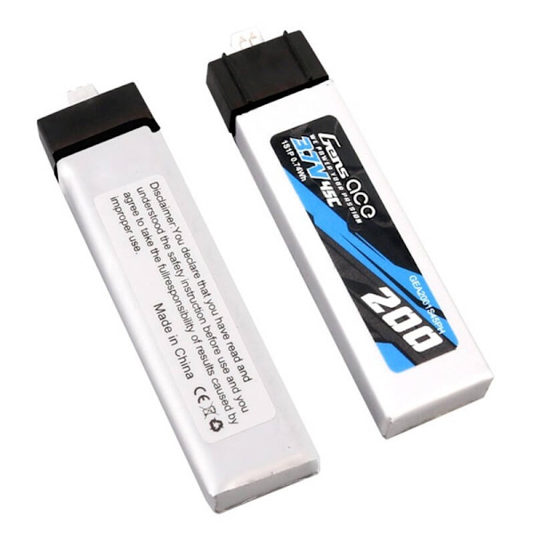 Gens ace 200mAh 3,7V 45C 1S1P Lipo-batteri (2st)