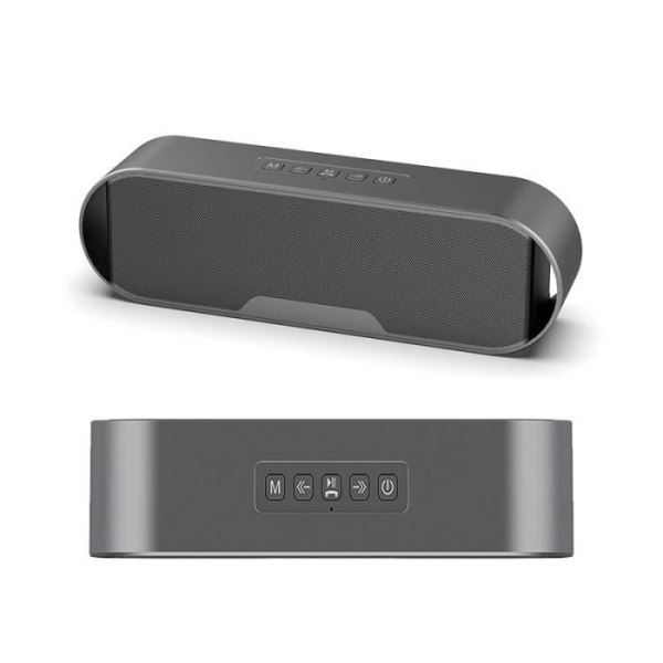 Mini Stereo Bluetooth-högtalare med vibrerande membran och superbas - BT111 - Blå