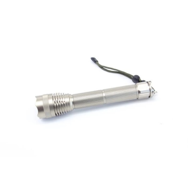 Vattentät uppladdningsbar CREE L2 LED-ficklampa - YM-A1-L2 - Silver