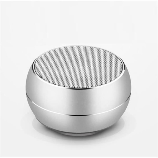 Mini Bluetooth-højttaler i børstet metal med reflekterende LED-lys - BT632 - Guld