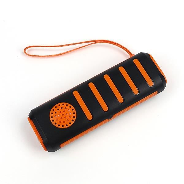 Bärbar Power Bank 7800 mAh med Bluetooth-högtalare (orange)
