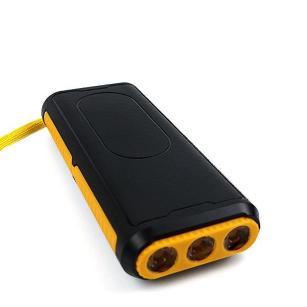 Bärbar Power Bank 7800 mAh med Bluetooth-högtalare (orange)