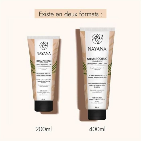 Hair Growth Supplement Schampo 400 ml - NAYANA.SH.400