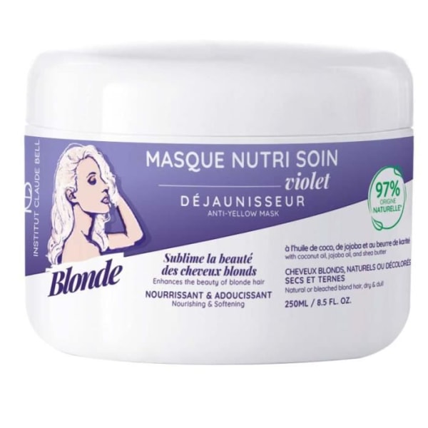 Blond Nutrition Mask Närande och mjukgörande Violet Care - BLONDE.M.250