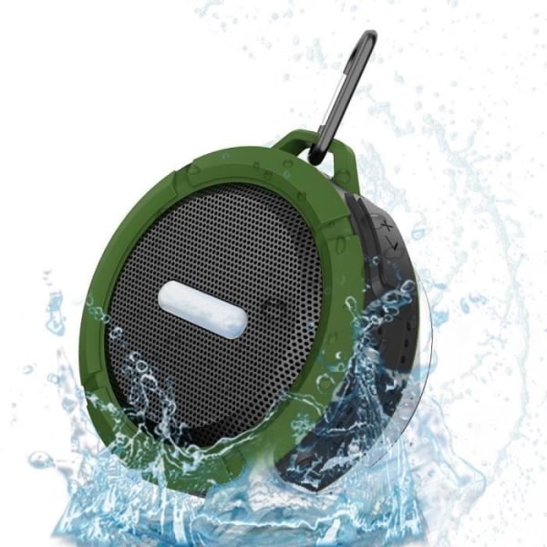 Mini vattentät Bluetooth-högtalare med sugkopp - C6 - Röd