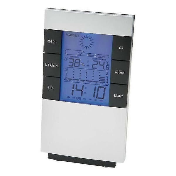 Projeksjon LCD-skjerm Digital Vekkerklokke Temperatur Værstasjon Soverom