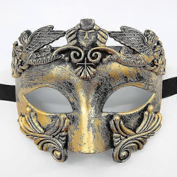 Maske for menn - Gresk romersk venetiansk maske Mardi Gras maske Silver