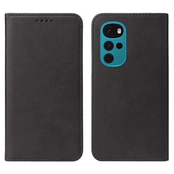 Magnetisk lærfutteral til Motorola Moto G22