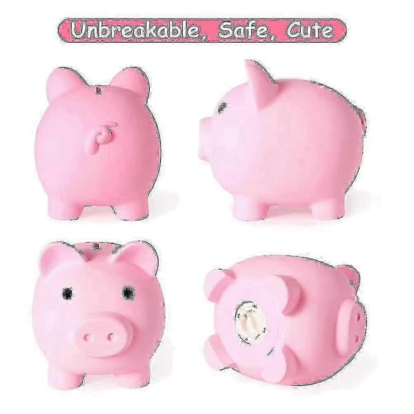 Sparegris til børn, fødselsdagsgaveidé (Pink)