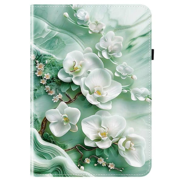 For Lenovo Tab TB311FU Leather Case Pattern Printed Stand Tablet Cover with Card Slots