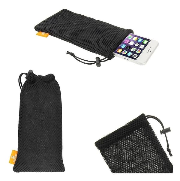 Nylon Mesh Pouch Bag with Chain and Loop for SAMSUNG GALAXY F41 (2020)