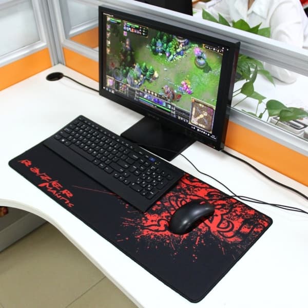 Musemåtte - Gaming - Stor 30x70cm - Mantis