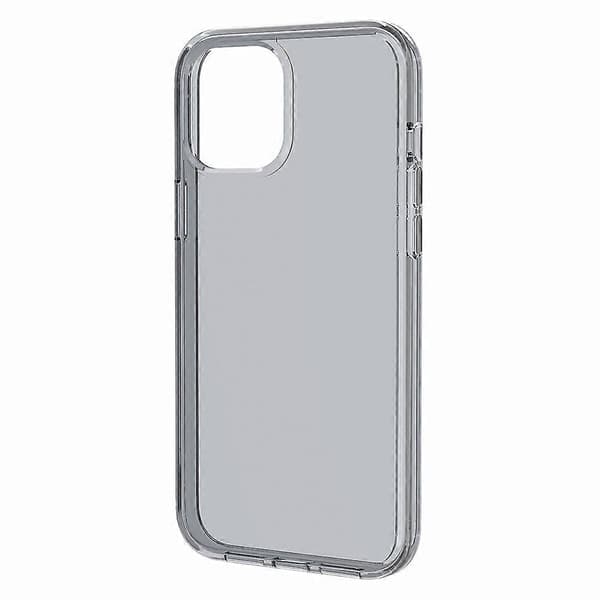 Case for iPhone 11 Pro Max PC+TPU Shockproof Transparent Phone Case (Transparent Black)