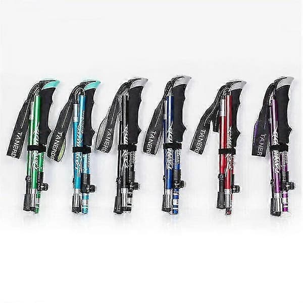 5-delt sammenleggbar turstav vandrestav Naturehike Antishock