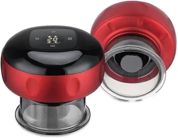 Smart Cupping Terapi Massager Med Rødt Lys Terapi Elektrisk Cupping Massageapparat Til Fjernelse Af Cellulite