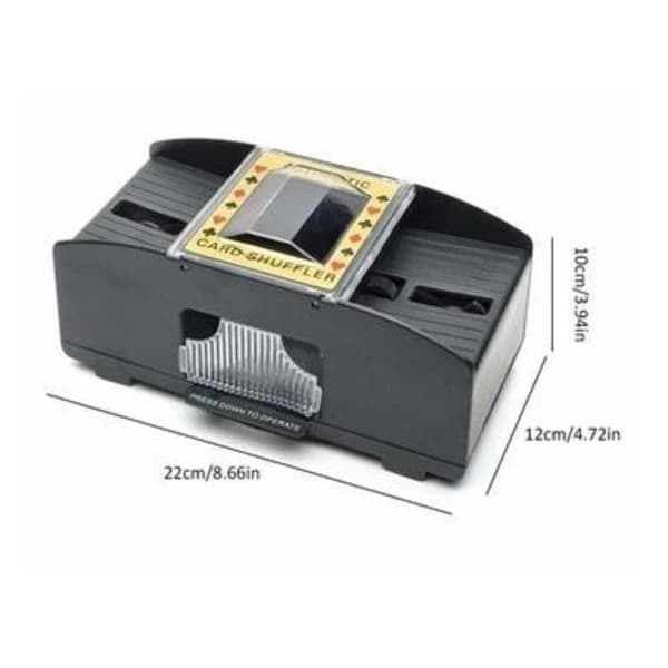 Black Automatic Card Shuffler