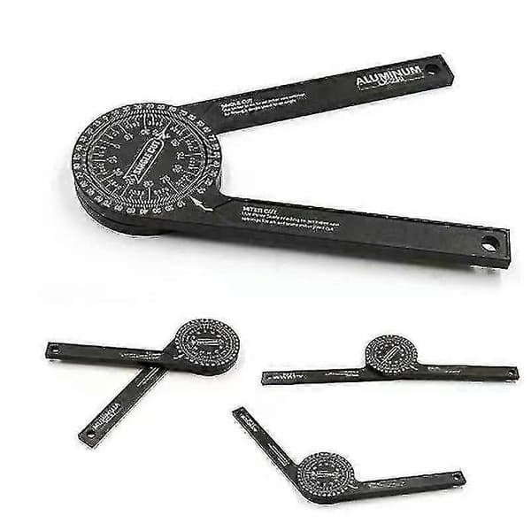 Gering Sav Protractor 7 tommer aluminium Protractor vinkelsøger-