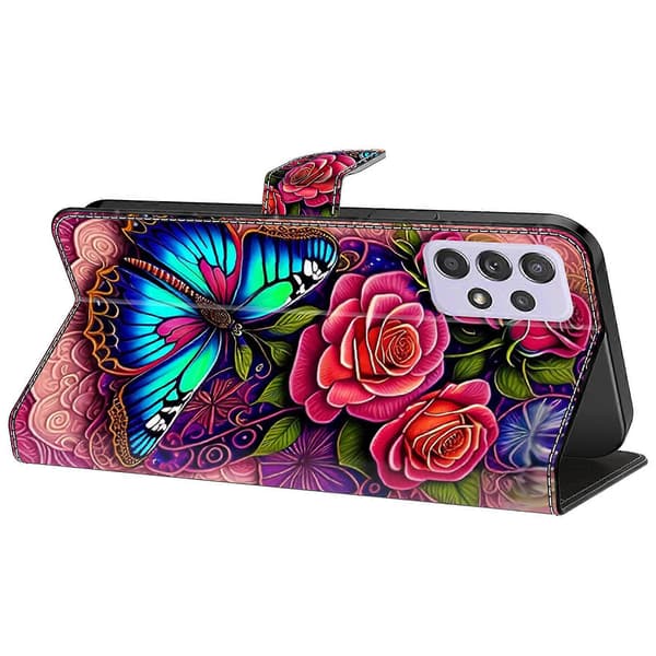 For Samsung Galaxy A52 4G/ 5G/ A52s 5G Case Pattern Print Flip Folio Leather Phone Case