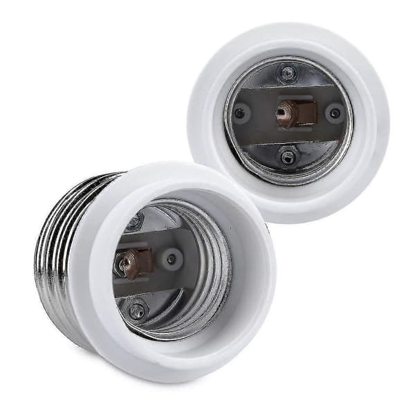 Høj kvalitet 10x fatningsadapter - 10x E40 til E27 fatningskonverter - E27 base lampeholderadapter til halogen LED