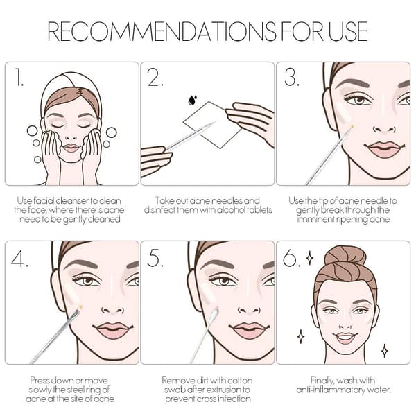 Blackhead Tool with 7 Facial Cleansing Utensils