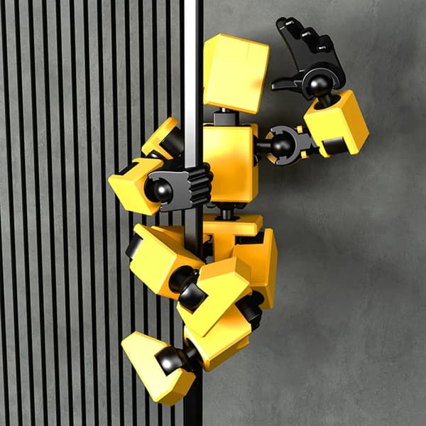 13 Actionfigurer Leker med Flere Tilbehør Mini Actionfigur Dummy Montering Ferdig Skrivebordsdekorasjon Gaver til Ham Blue