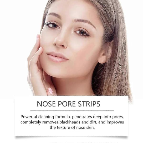 Kul Pore Rensende Strips - Dyb Fjernelse af Hudorme & Pore Minimering, 24 Stk.