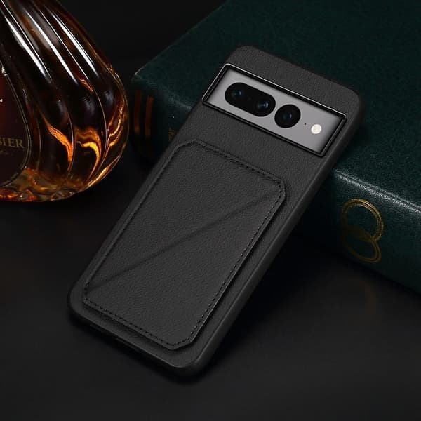 Calfskin Phone Case for Google Pixel 7 Pro (Black)