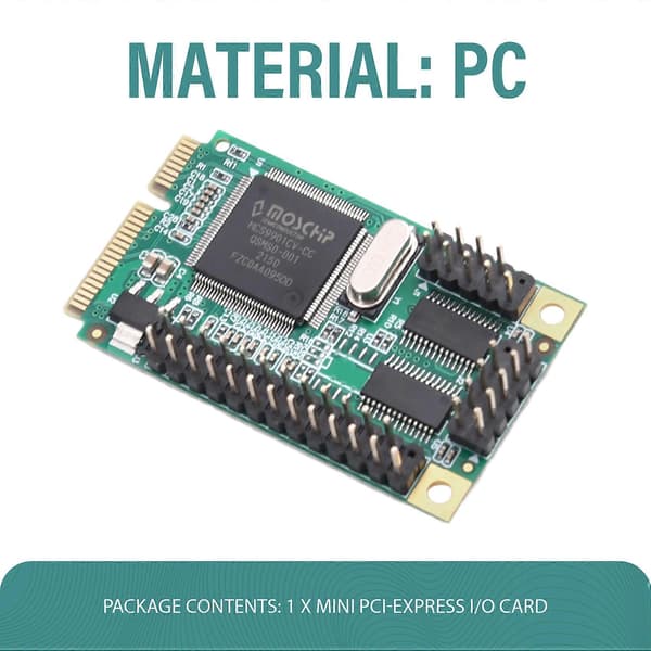 PCI-E-sarja DB9 RS232 rinnakkainen DB25-sovitin PCI-E:stä 2 portin sarja DB9 RS232 rinnakkainen DB25-sovitin