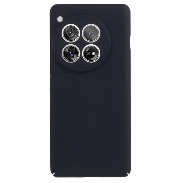 Case for OnePlus 12 5G - Skin-Friendly Rubberized PC Shockproof Phone Case (Black)