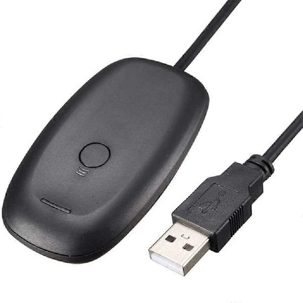 Kompatibel med XBOX360-controller modtager trådløs controller til PC-adapter Trådløs spilmodtager til Windows - sort -