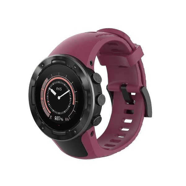 Blød silikone urrem til Suunto 5 22,5 mm