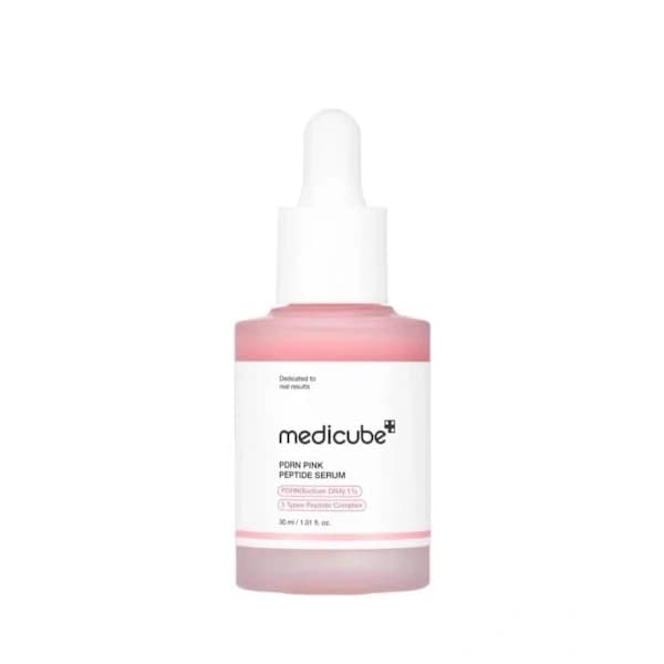 MEDICUBE PDRN PINK Peptidserum 30ml bekjemper ujevnheter og forbedrer hudens elastisitet. 2025