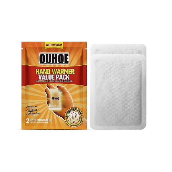 OUHOE engangs håndvarmer, engangs varm baby patch, vinter kuldebeskyttelse, bærbar og varm