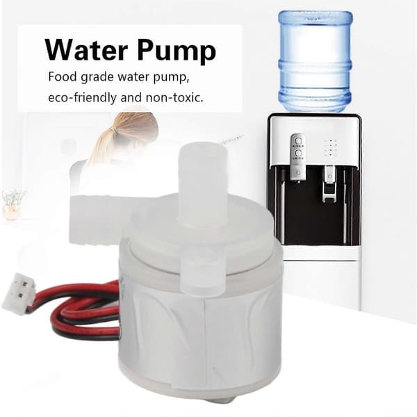 Borstlös vattenpump, 1 st vit mini DC vattenpump vattenpump optimal effektivitet