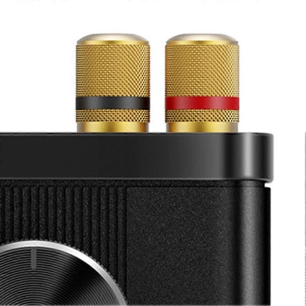 Bluetooth effektforsterker, 20W Stereo HiFi Digital lydmottaker, støtter Bluetooth/USB/AUX-inngang US-plugg As Shown