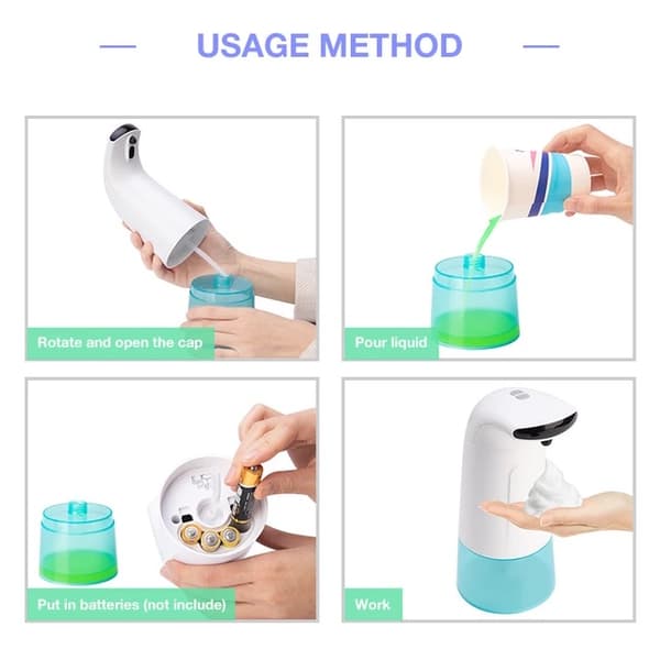 Automatisk Sæbedispenser Skum 250 ml