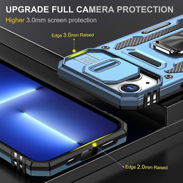 Armor PC + TPU Kamerabeskyttelse Mobilcover (Til iPhone 15)