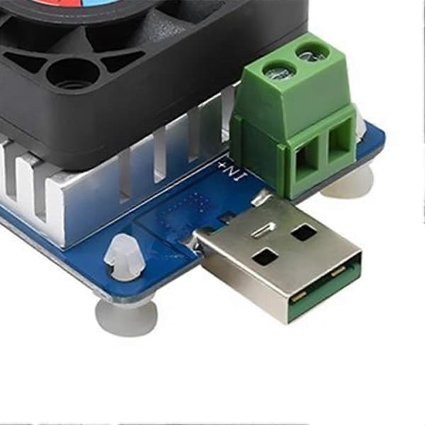 FX35 5A 35W Digital Batterikapacitetstester Konstant Strøm Elektronisk Belastning USB Strømtester Justerbare Modstande