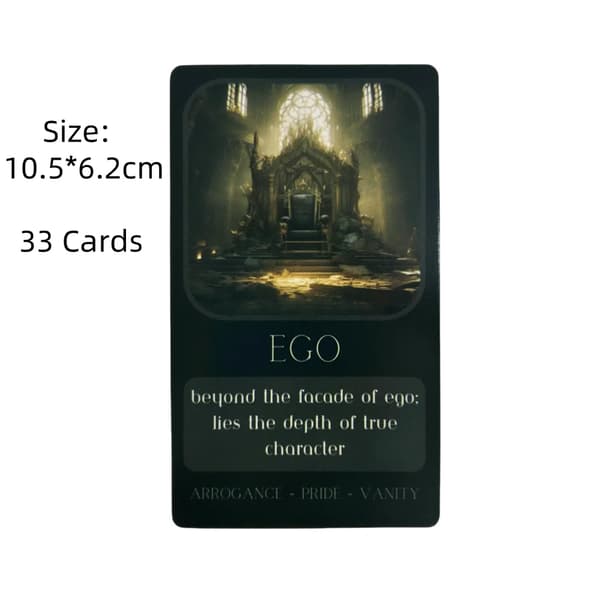 Shadow Work Oracle Cards Divination Deck Engelsk Vision Edition Tarot Brettspill For Selskap 254-TT412