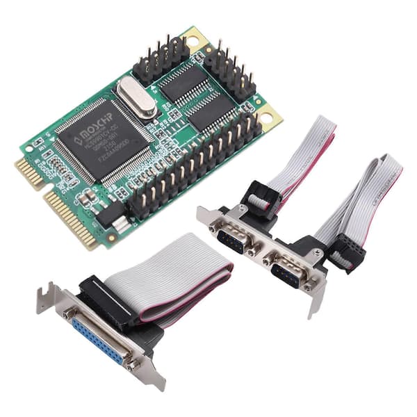 PCI-E-sarja DB9 RS232 rinnakkainen DB25-sovitin PCI-E:stä 2 portin sarja DB9 RS232 rinnakkainen DB25-sovitin