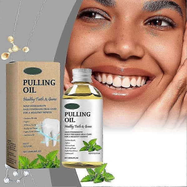 Pulling Oil Mouthwash with Coconut and Peppermint Oils Mint Flavor 100ml
