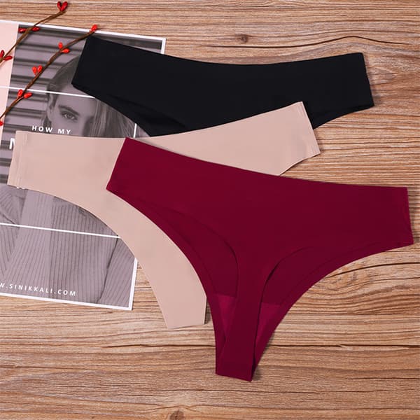 6-pack Seamless stringtrosor - 6 färger