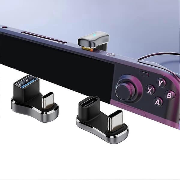180 asteen kulman USB C -adapteri Steam Deck -lisävarusteisiin, C-A 10G 36W CA
